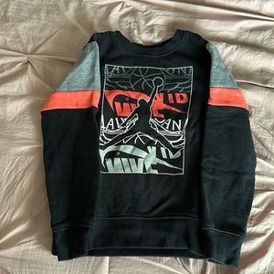 Black & Gray Crewneck Sweater
